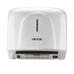 VEVOR Hand Dryer, 1300W Bathroom Air Hand Dryer, Automatic High Speed with HEPA Filter, Fast Drying, Premium ABS Construction, AC110-120V Commercial Wall Mounted for Home Bathroom, Guest Room,Homestay