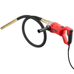 VEVOR Handheld Concrete Vibrator, 800W Electric Vibrator 13000 VPM, Electric Concrete Vibrating Tool With 6.6ft / 2m Shaft Rod, Portable Pencil Cement Vibrator Remove Air Bubble and Mix Concrete