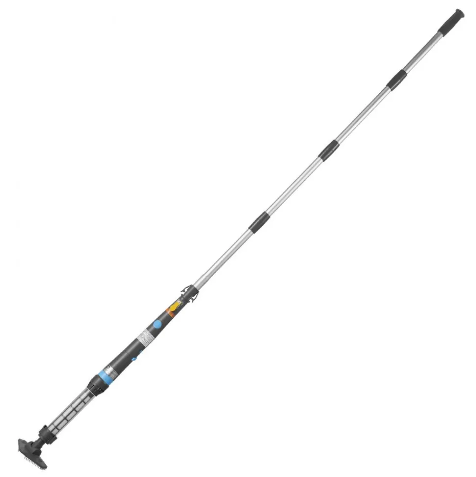VEVOR Handheld Pool Vacuum, 8.5 GPM Cordless Spa Hot Tub Vacuum with Extension Pole and 2 Brush Heads, 60 Mins Running Time, for Small Debris, Sand, Rechargeable Pool Cleaner for Above Ground Pools