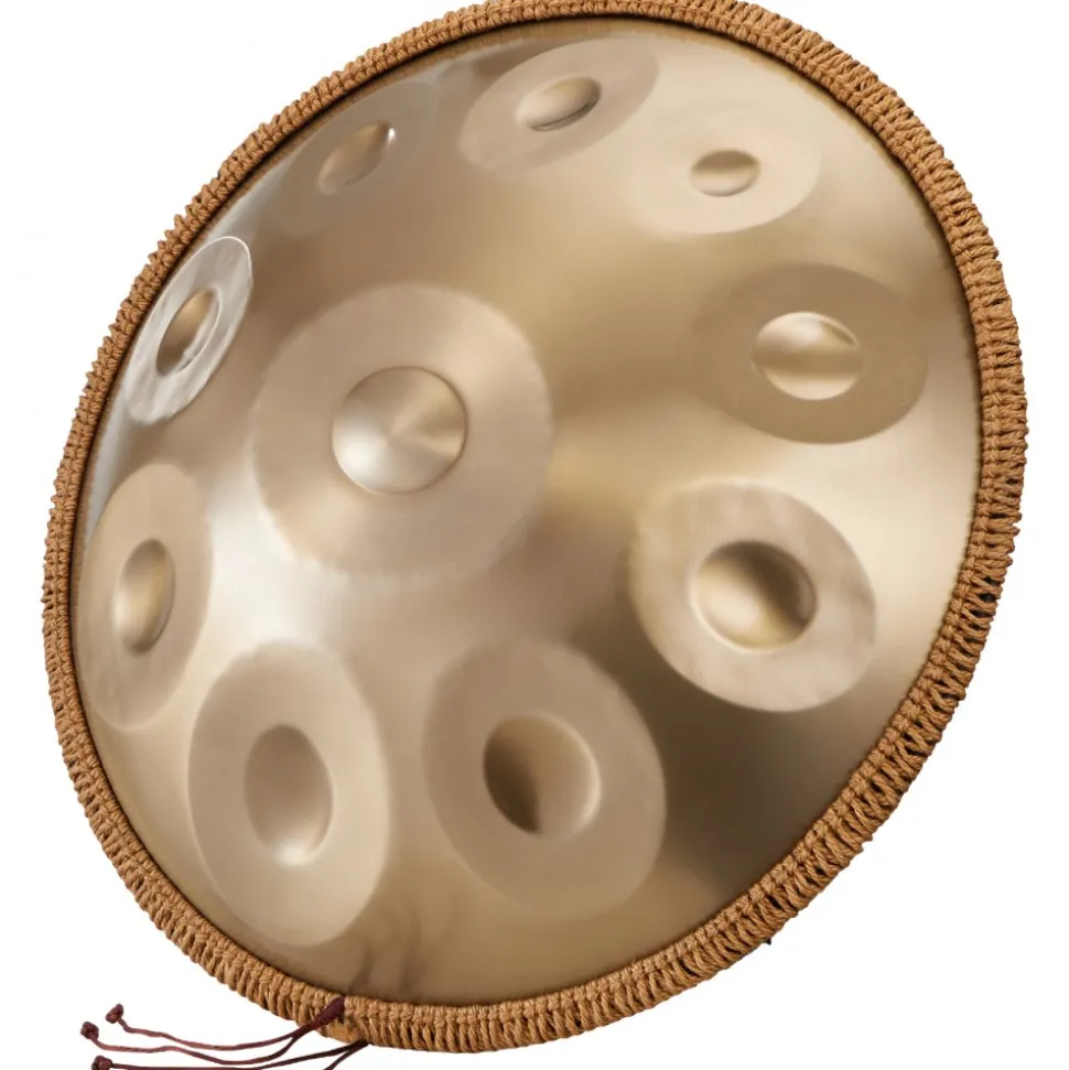 VEVOR Handpan Drum, 22 in & 10 Notes, D Minor Hand Drum, Hand Pan Drum Instrument with Mallets, 432Hz Handpan Stand & Carry Bag, Steel Healing Sound Drum, Percussion Instruments for Adults Beginners