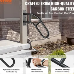 VEVOR Handrails for Outdoor Steps, 32