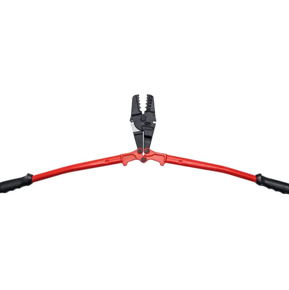 VEVOR 24" Hand Swager Cable Wire Rope Cutter Swage 1/16" 3/32" 1/8" 5/32" 3/16" Aluminum Sleeves Copper
