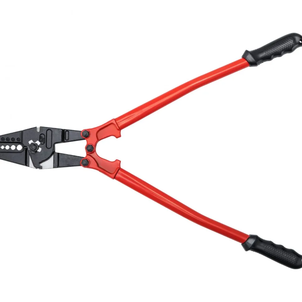 VEVOR 24" Hand Swager Cable Wire Rope Cutter Swage 1/16" 3/32" 1/8" 5/32" 3/16" Aluminum Sleeves Copper