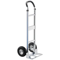 VEVOR Hand Truck, 500 lbs Load Capacity, Heavy-Duty Hand Truck Dolly with Non-Slip Wheels & Handle, Aluminum Alloy Portable Dolly with Tie-down Strap for Moving Home, Office, Warehouse