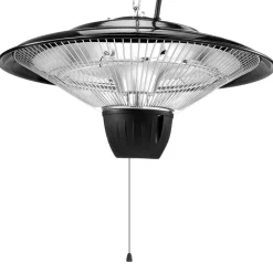 VEVOR Hanging Patio Heater, 1500W Electric Space Infrared Heater, IP34 Protection with 23.6 inch Pull Cord & Adjustable Chain, for Porch,Patio,Dining Room,Studio Outdoor/Indoor