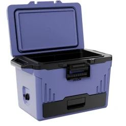 VEVOR Hard Cooler, 50QT Portable Cooler, Leak-Resistant Coolbox Keeps Contents Cool for 48 Hours, Insulated Chests with Ice Retention and Heavy-Duty Handle, Ultra-Light for Camping, Concerts, Sports