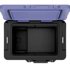 VEVOR Hard Cooler, 45QT Portable Rolling Cooler with Wheels, Leak-Resistant Coolbox Keeps Contents Cool for 48 Hours, Ice Retention Insulated Chests, Ultra-Light for Outdoor Picnics, Grill, Camping