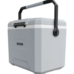 VEVOR Hard Cooler, 24QT Portable Cooler, Leak-Resistant Coolbox Keeps Contents Cool for 48 Hours, Insulated Chests with Ice Retention and Heavy-Duty Handle, Ultra-Light for Camping, Concerts, Sports