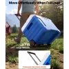 VEVOR Hard Cooler, 45QT Portable Rolling Cooler with Wheels, Leak-Resistant Coolbox Keeps Contents Cool for 48 Hours, Ice Retention Insulated Chests, Ultra-Light for Outdoor Picnics, Grill, Camping