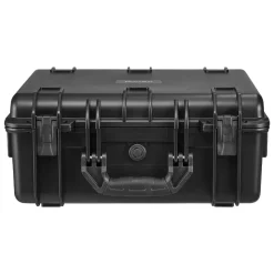 VEVOR Hard Pistol Case, Heavy Duty Hard Gun Case with XPE Foam Interior, Waterproof Pistol Storage Box with Customizable Lining & Handle for Gun, Lenses, Camera, Gear, TSA Compliant, 18.7x12.5x7.5 in