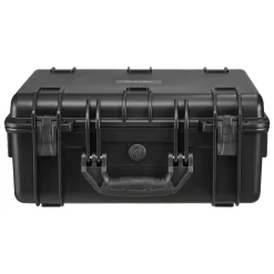 VEVOR Hard Pistol Case, Heavy Duty Hard Gun Case with XPE Foam Lining, Waterproof Pistol Storage Box with Customizable Interior & Handle for Gun, Lenses, Camera, Gear, TSA Compliant, 18.7x12.5x7.5 in