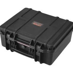 VEVOR Hard Pistol Cases with Pre-cut PU Foam, Waterproof & Dustproof Hard Gun Case for 6 Pistol, 19.3×17.1×8.3 in Lockable Pistol Case, Black