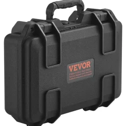 VEVOR Hard Pistol Cases with Pre-cut PU Foam, Waterproof & Dustproof Hard Gun Case for 1 Pistol, 12.59×9.01×4.4 in Lockable Pistol Case, Black