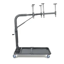VEVOR Hard Top Remover Lift, 220 lbs, Jeep Hardtop Removal and Storage System, Quick & Easy One-Person Operation, Adjustable Height, for Jeep Wrangler YJ, TJ, JK, JL, 4XE, Ford Bronco 4 Door & 6 Gen+