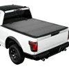 VEVOR Hard Tri-Fold Truck Bed Tonneau Cover, Compatible with 2021-2025 Ford F-150 (Incl. Raptor/Lightning) 5.5 ft (67.1 in) Bed, Waterproof Low-Profile Folding Cover with Aluminum Alloy Support Bar