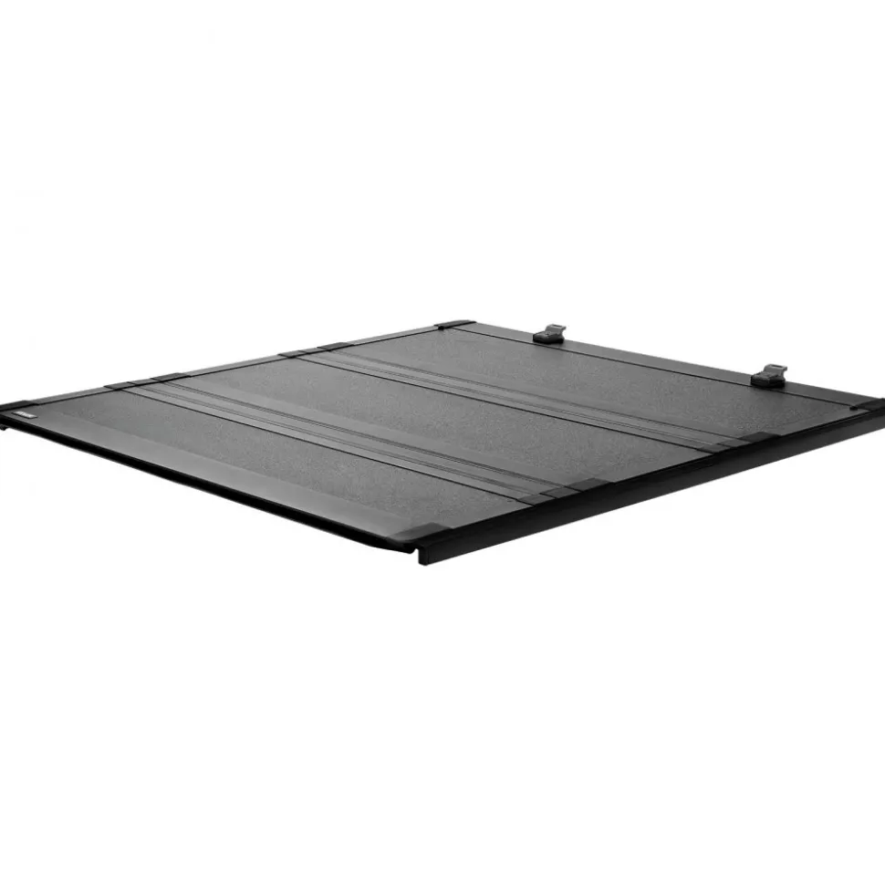 VEVOR Hard Tri-Fold Truck Bed Tonneau Cover, Compatible with 2022-2025 Ford Maverick 4.5 ft (54.4 in) Bed, Heavy-Duty Waterproof Low-Profile Hard Folding Truck Cover with Aluminum Alloy Support Bar