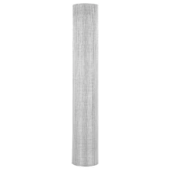 VEVOR Hardware Cloth 1/4 inch 48 inch x 100 ft 23 Gauge Chicken Wire Fence, Hot-Dip Galvanized After Welding Metal Wire Mesh Roll, Garden Plant Welded Fencing Roll Supports Poultry Netting Cage Fence