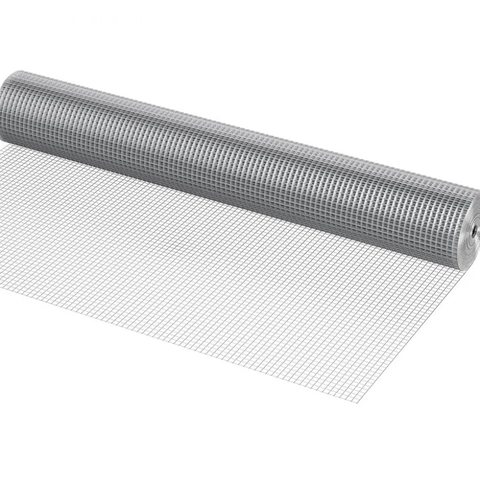 VEVOR Hardware Cloth, 1/4 inch 36in x 100 ft 23 Gauge, Hot Dipped Galvanized Wire Mesh Roll, Chicken Wire Fencing, Wire Mesh for Rabbit Cages, Garden, Small Rodents
