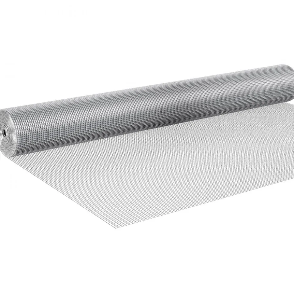 VEVOR Hardware Cloth, 1/4 inch 36in x 50 ft 23 Gauge, Hot Dipped Galvanized Wire Mesh Roll, Chicken Wire Fencing, Wire Mesh for Rabbit Cages, Garden, Small Rodents