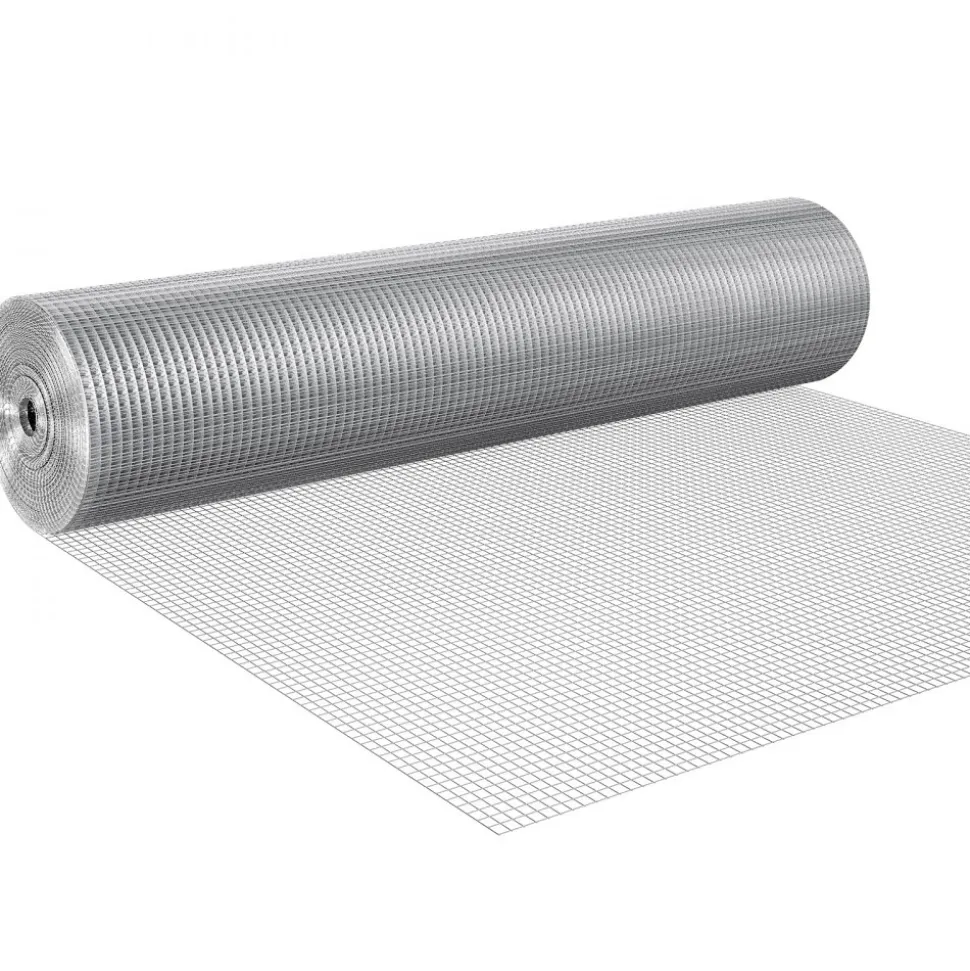 VEVOR Hardware Cloth, 1/2 inch 48in x 100 ft 19 Gauge, Hot Dipped Galvanized Wire Mesh Roll, Chicken Wire Fencing, Wire Mesh for Rabbit Cages, Garden, Small Rodents