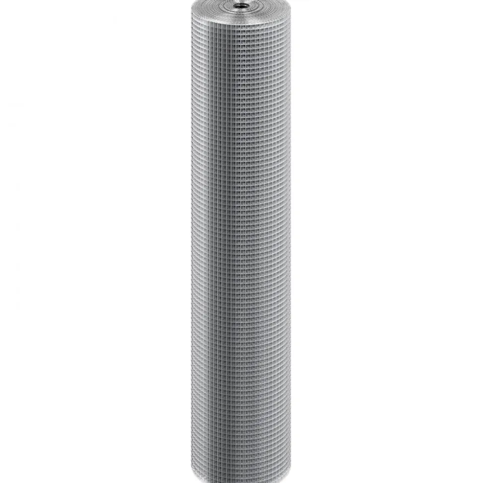 VEVOR Hardware Cloth, 1/2 inch 48in x 100 ft 19 Gauge, Hot Dipped Galvanized Wire Mesh Roll, Chicken Wire Fencing, Wire Mesh for Rabbit Cages, Garden, Small Rodents
