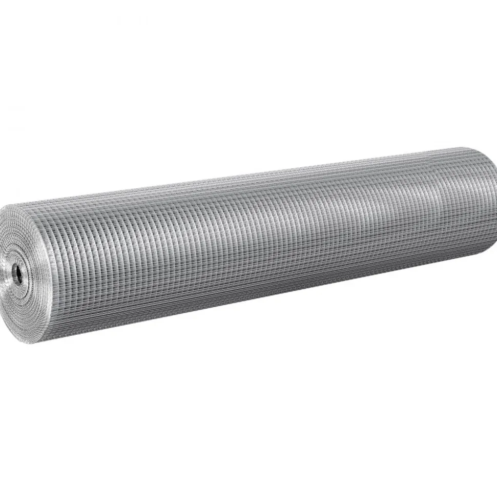 VEVOR Hardware Cloth, 1/2 inch 48in x 100 ft 19 Gauge, Hot Dipped Galvanized Wire Mesh Roll, Chicken Wire Fencing, Wire Mesh for Rabbit Cages, Garden, Small Rodents