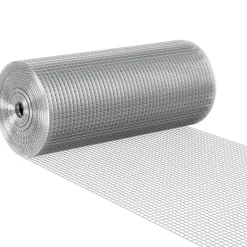 VEVOR Hardware Cloth, 1/2 inch 24in x 100 ft 19 Gauge, Hot Dipped Galvanized Wire Mesh Roll, Chicken Wire Fencing, Wire Mesh for Rabbit Cages, Garden, Small Rodents