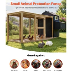 VEVOR Hardware Cloth 72 in x 50 ft, 1/2 in 19 Gauge Galvanized Wire Mesh Roll, Weather-Resistant Vinyl Coated Chicken Wire Fencing, Heavy Duty Welded Garden Plant Fencing for Rabbit Cage Snake Fence