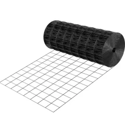 VEVOR Hardware Cloth 24 in x 25 ft, 2 x 3 in Mesh 16 Gauge Galvanized Wire Mesh Roll, Weather-Resistant Vinyl Coated Chicken Wire Fencing, Heavy Duty Welded Garden Plant Fencing for Rabbit Cage Snake