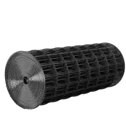 VEVOR Hardware Cloth 24 in x 25 ft, 2 x 3 in Mesh 16 Gauge Galvanized Wire Mesh Roll, Weather-Resistant Vinyl Coated Chicken Wire Fencing, Heavy Duty Welded Garden Plant Fencing for Rabbit Cage Snake