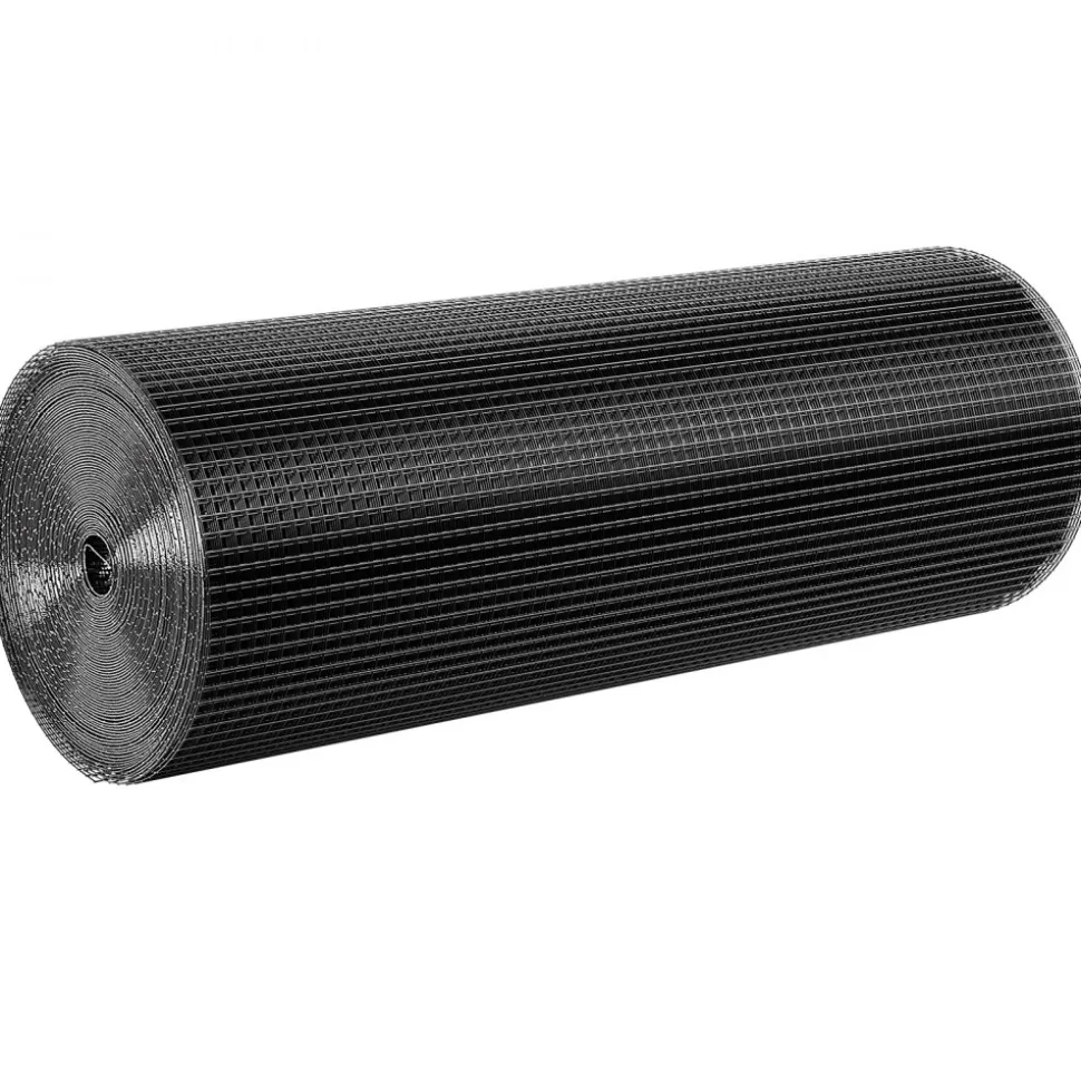 VEVOR Hardware Cloth, 36'' x 100' Galvanized Wire Mesh Roll, 19 Gauge Chicken Wire Fence Roll, Vinyl Coating Metal Wire Mesh for Chicken Coop Barrier, Rabbit Snake Fences, Poultry Enclosures