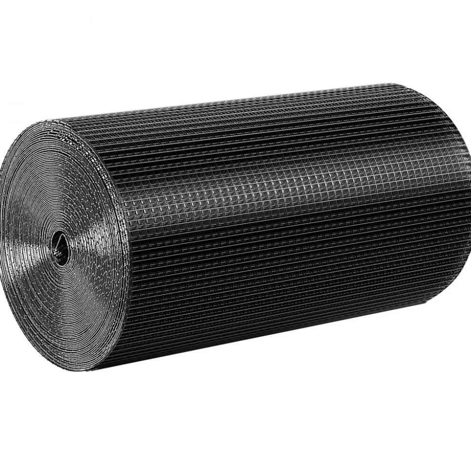 VEVOR Hardware Cloth, 48'' x 50' Galvanized Wire Mesh Roll, 19 Gauge Chicken Wire Fence Roll, Vinyl Coating Metal Wire Mesh for Chicken Coop Barrier, Rabbit Snake Fences, Poultry Enclosures