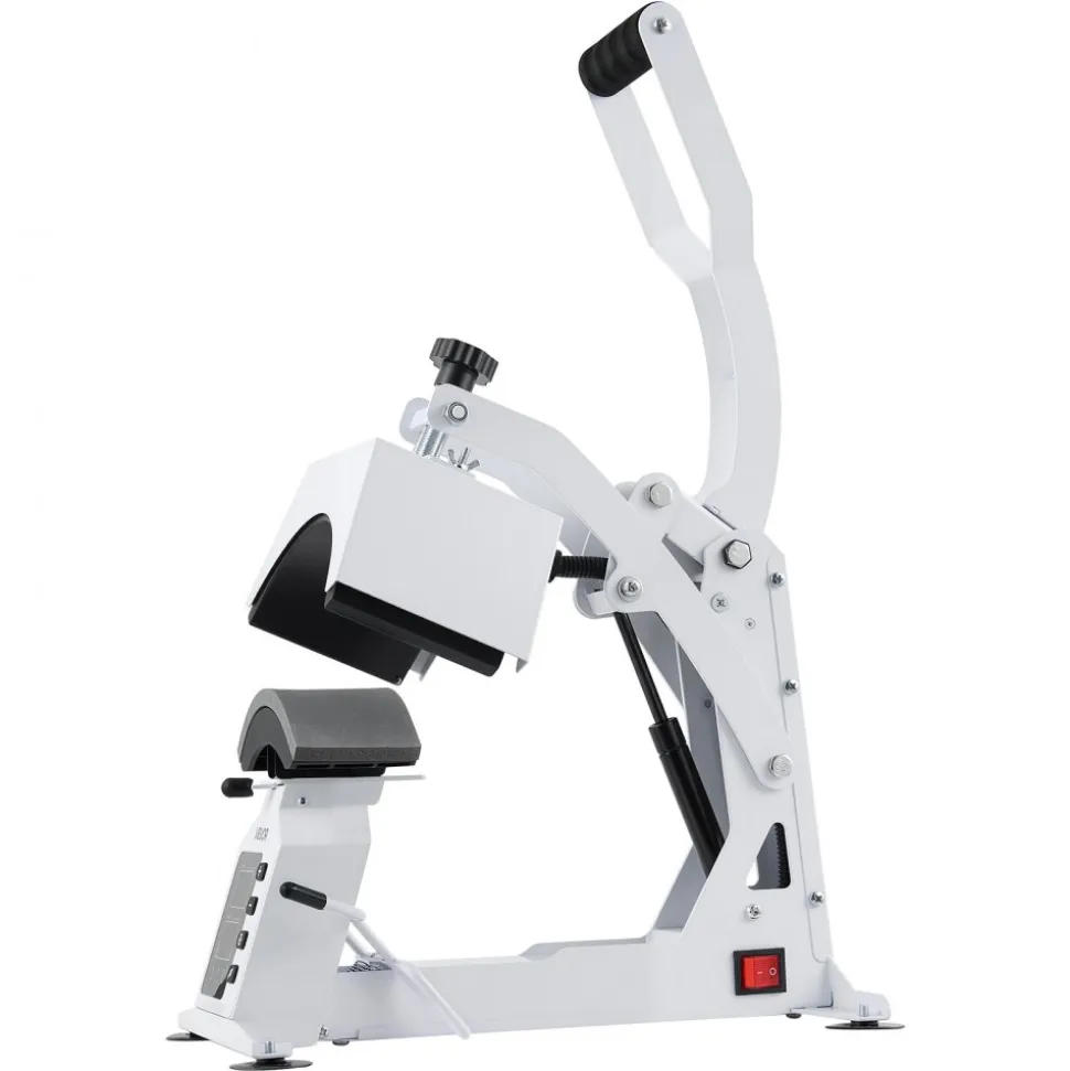 VEVOR Hat Heat Press Machine, with 4 Interchangeable Platens and Caps Stretcher, Precise Temperature & Time Control, Heat Press for Hats and Caps, for HTV Iron On and Sublimation Projects, White