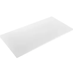 VEVOR HDPE Plastic Sheet Board, 1 Pack High Density Polyethylene Sheet Plastic Panel, 24 x 48 Inch 1/2 Inch Thick Customizable Plastic Panels, for DIY Crafts, Heavy Duty Industrial Equipment, White