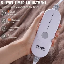 VEVOR Heated Blanket Electric Throw, 100