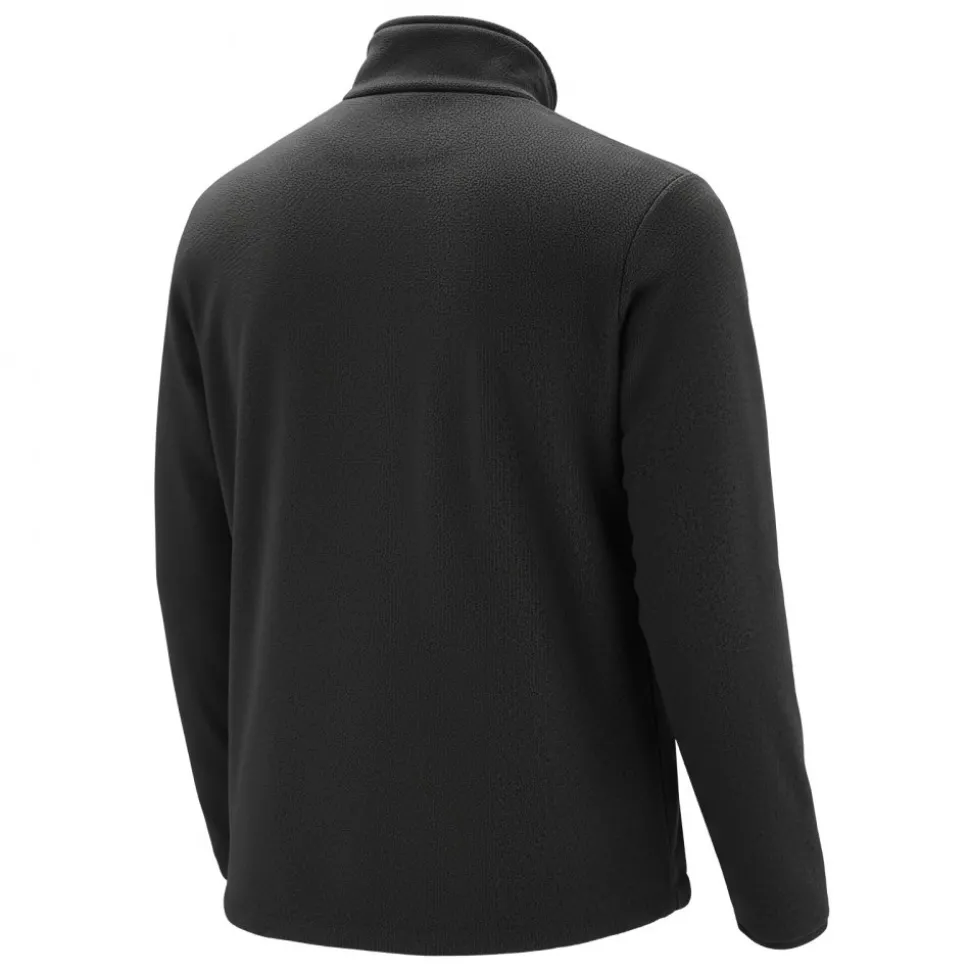VEVOR Heated Fleece Jacket for Men, Heated Sweatshirt with 7.4V 16000mAh Rechargeable Power Bank Pack, 6 Heating Zones, 3 Temp Levels, 3h/6h/10h Warmth, for Winter Outdoor Camping, Black, XL Size