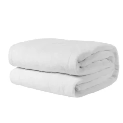 VEVOR Heated Mattress Pad, 54 x 75 in, Full Size Electric Bed Warmer with 1-5 Heat Settings Control, 10-Hour Auto Shut Off, Machine-Wash Breathable Coral Fleece Heating Electric Mattress Sheets, White