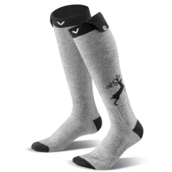 VEVOR Heated Socks, 6000mAh Battery Powered, Rechargeable Heating Socks with 4 Heating Levels, Electric Heated Sock with APP Control for Men Women, Foot Warmer for Hunting Riding Camping Hiking