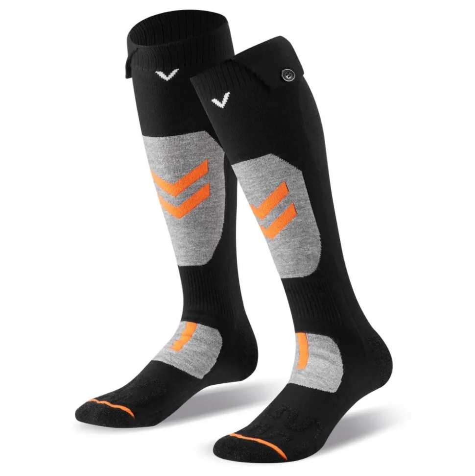 VEVOR Heated Socks, Medium Size, 5000mAh Battery Rechargeable Heating Socks with 4 Heating Levels, Electric Heated Sock with APP Control for Men Women, Foot Warmer for Hunting Riding Camping Hiking
