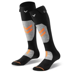 VEVOR Heated Socks, X-Large Size, 5000mAh Battery Rechargeable Heating Socks with 4 Heating Levels, Electric Heated Sock with APP Control for Men Women, Foot Warmer for Hunting Riding Camping Hiking