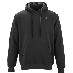 VEVOR Heated Sweatshirt Hoodie for Men Women, Heated Jacket Unisex with 7.4V 16000mAh Rechargeable Power Bank Pack, 5 Heating Zones, 3 Temp Levels, 4-8H Warmth, for Winter Outdoor Camping, Black, M Size