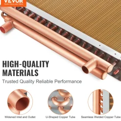 VEVOR Heat Exchanger Water to Air, 20