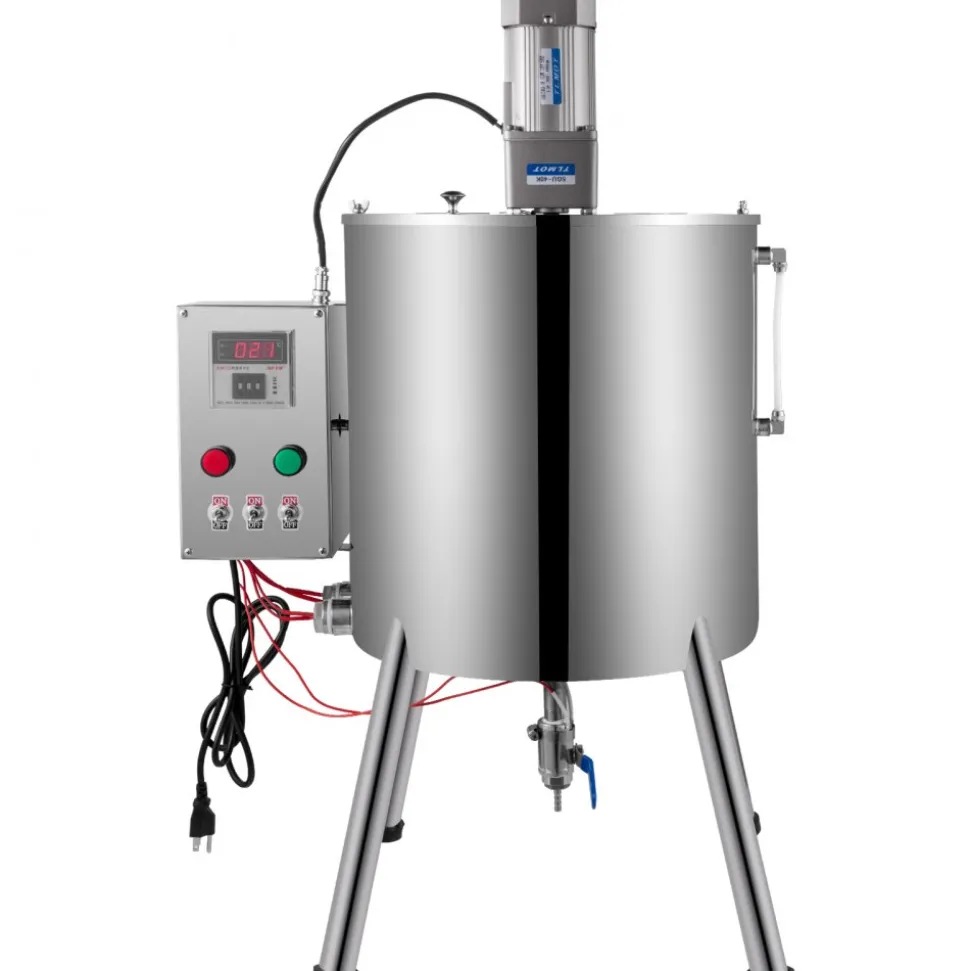 VEVOR Heating Mixing Filling Machine, 30L/7.9 Gal Lipstick Filling Machine, 35W Lipstick Filler, Heating and Stirring Filling Machine with Stirrer for Cosmetics, Drink, Lipstick, Wax and Nail Polish