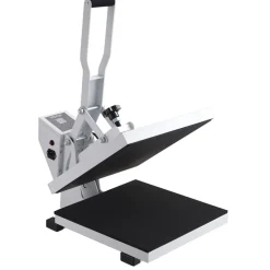 VEVOR Heat Press, Heat Press Machine for T-Shirt, Fast Heating, High Pressure Heat Press 15x15, Power Digital Industrial Sublimation Printer for Heat Transfer Vinyl, Easy to Use, White