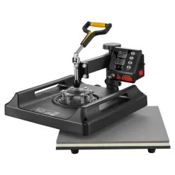 VEVOR Heat Press Machine 8 in 1 Combo, Heat Press 15x15 in, Swing Away T Shirt Printing Machine Digital Control, Multifunction Transfer Machine Sublimation, for T-Shirt Hat Cap Mug Plate, Black