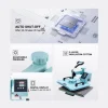 VEVOR Heat Press Machine, 12 x 15 inch, 2 in 1 Heat Transfer Machine with Hat Press, 360° Swing Away T-Shirt Pressing Machine, Digital Precise Control, Fast Even Heating for T-Shirts/Hats/Caps, Green