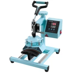 VEVOR Heat Press Machine, 12 x 15 inch, 2 in 1 Heat Transfer Machine with Hat Press, 360° Swing Away T-Shirt Pressing Machine, Digital Precise Control, Fast Even Heating for T-Shirts/Hats/Caps, Green