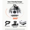 VEVOR Heat Press Machine 12 x 10 in Sublimation Press Machine Swing Away, Heat Up Fast and Even, Digital Precise Time and Temperature Control, for T-Shirts, Canvas Tote Bag, Pillowcases, Socks