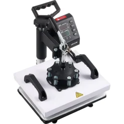 VEVOR Heat Press Machine 12 x 10 in Sublimation Press Machine Swing Away, Heat Up Fast and Even, Digital Precise Time and Temperature Control, for T-Shirts, Canvas Tote Bag, Pillowcases, Socks