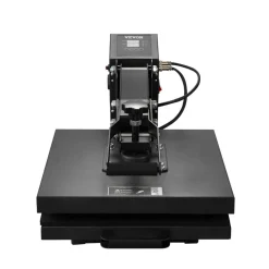 VEVOR Heat Press, 15 x 15 inch Heat Press Machine for T-shirts, Fast and Even Heating, Easy to Use, High Pressure for Digital Industrial-Quality Sublimation Printer for Transfer Vinyl, T-shirt, Black